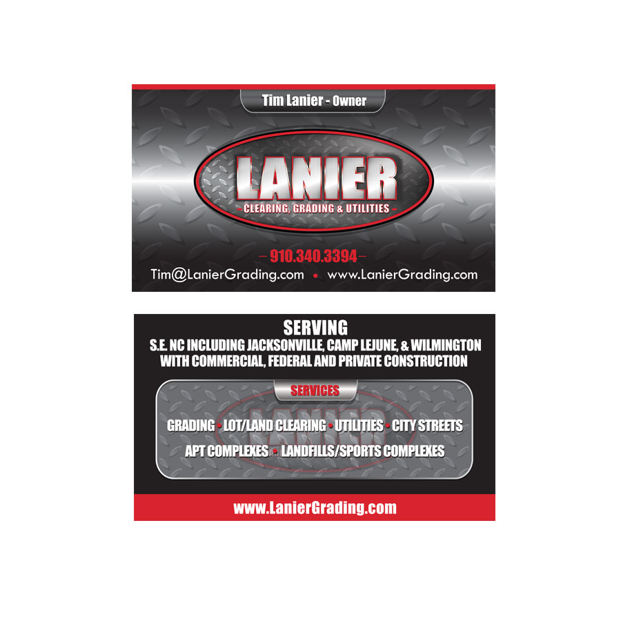 Lanier Business Card Design